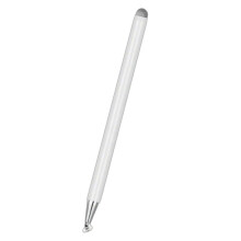 Penna stilo capacitiva con punta a disco ad alta sensibilità e impugnatura ergonomica per smartphone, tablet e dispositivi touch.