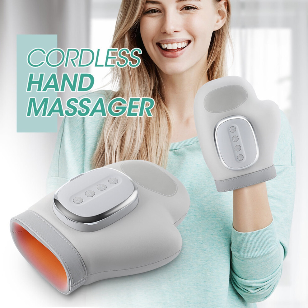 Cordless Hand Massager with Heat and Compression 3 Modes 4
