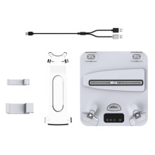 Game Controller Charging Dock Station Multifunctional Headset Storage Bracket for PS VR2/PS5 Cooling Base Handle Charger