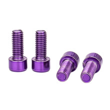 4 tornillos de 5x12 mm para portabotellas de bicicleta de montaña, soporte para botellas de acero inoxidable, soporte para hervidores.