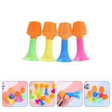12 mini trombette da festa in PVC per bambini