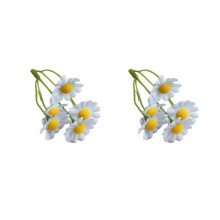 10pcs Light Blue Mini Faux Silk Daisies for Home, Wedding Vase Filler & Centerpiece Decor