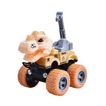 Dinosaur Engineering Vehicle Press & Go Toy Car – Excavator Construction Plaything for Ages 3+, Compatible with Imaginative Play