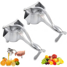 Presse-agrumes manuel amélioré pour citrons, oranges, agrumes, grenades, citrons verts, pamplemousses – Poignée ergonomique, nettoyage facile (1