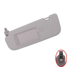 Gray Sun Visor Left Driver Side for Elantra Sedan 1.8L 2.0L 2014 2015 2016