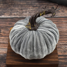 Coussins citrouille FAMTKT, décoration d'Halloween en velours 20 x 20 cm, coussins décoratifs d'automne ultra doux – Parfaits pour la décoration
