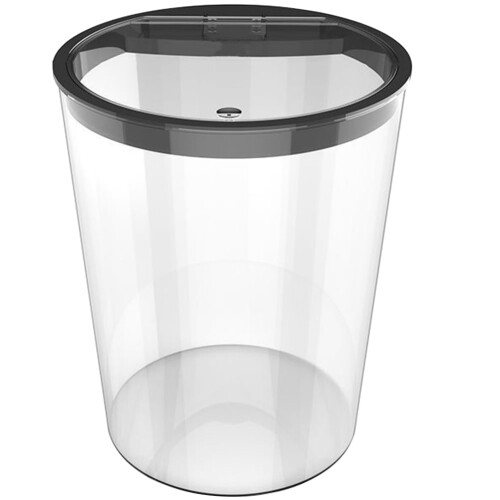 Balde retangular de plástico resistente para armazenamento doméstico (1 unidade) - Ideal para pais