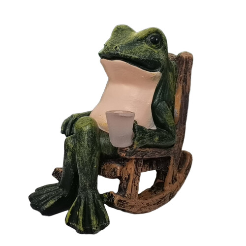 Ηλιακά φώτα κήπου Frog, αδιάβροχα εξωτερικά ηλιακά φώτα νυκτός για μονοπάτι αυλής,