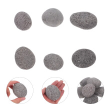 Natural Grey Volcanic Lava Rocks for Fire Bowl Stones for Fireplace and Patio Heater