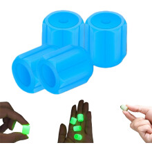 Waterproof Luminous Car/Bike Tire Valve Caps – Universal, Easy Install, Safe Night Driving – Compatible with Standard Valves