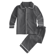 AWZXDE Boys Set Comfort Soft Long Sleeve Solid Homewear Top Pants 2-Piece Casual Outfit Grey,6-7 Years