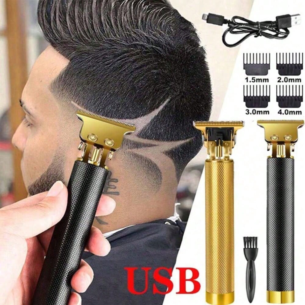 Cordless Electric Hair Clipper Set â USB Rechargeable, Professional Hair & Beard Trimmer for Men