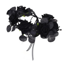 Tiara floral para casamento, festa e Halloween