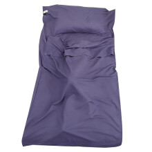Portable Travel Sleeping Bag Liner for Camping, Hiking, Hotel Stays, Breathable and Skin-Friendly, Suitable for All Seasons Light Purple