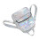 chic holo rucksack schultasche für mädchen grau 4