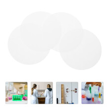100pcs Round Paper Filters for Laboratory White Cotton Fibre Simple Design