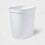 Waste Basket White - Brightroom: Compact Plastic Trash Can for Bathroom or Kitchen 1