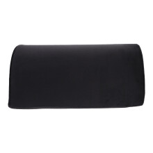 FRCOLOR Black Bolster Pillow for Legs Ergonomic Design Relieves Pain Promotes Circulation 18 x 4.5 inches