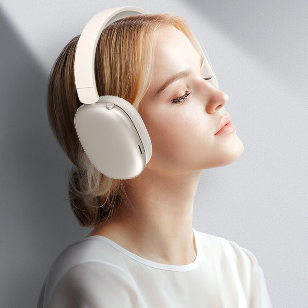 Wireless Over-Ear Headphones, Anc Bluetooth 5.4, 60H Playtime, Foldable, Breathable Earpads For Smartphones, Tablets & Laptops (Khaki) 9193271049968