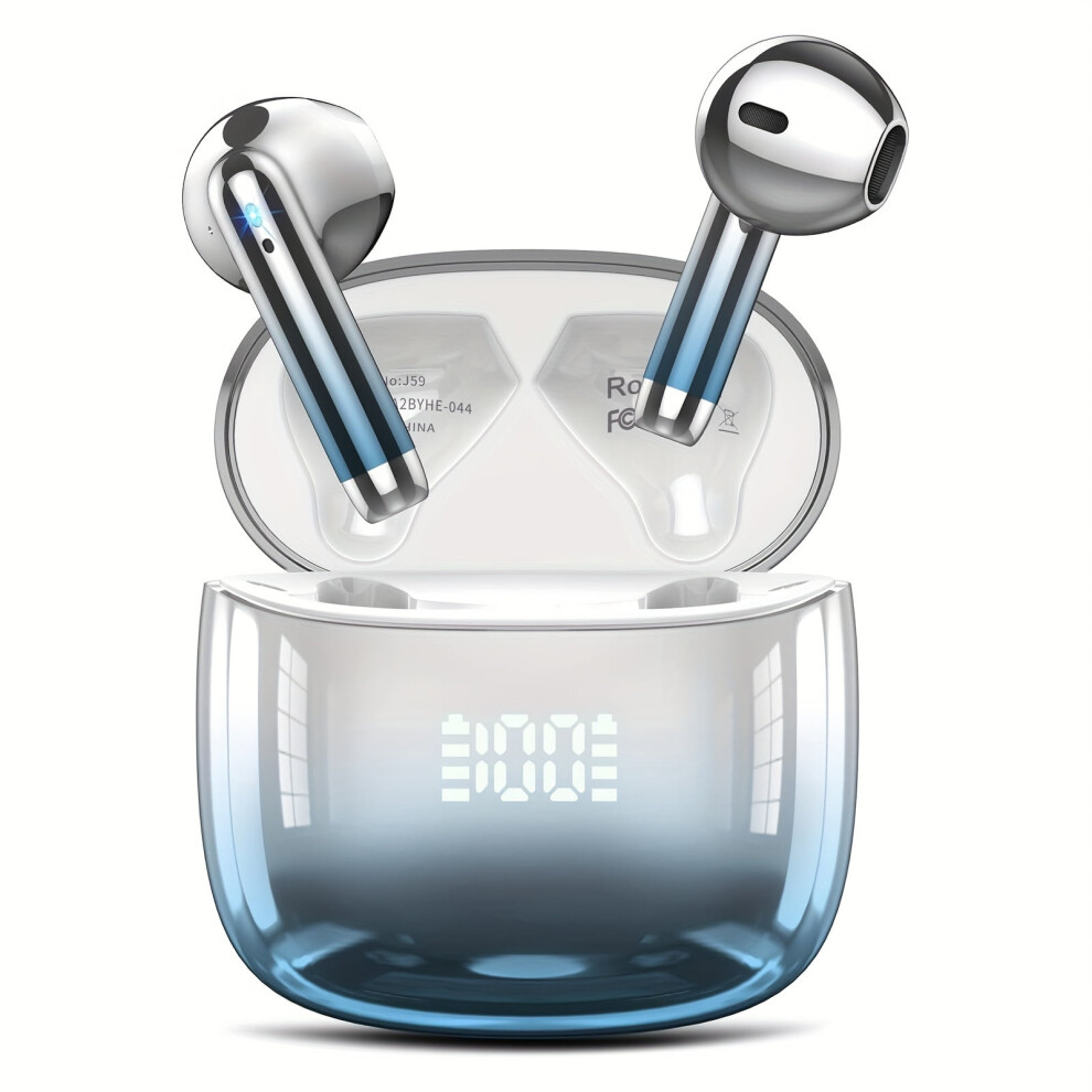 Wireless Earbuds 48H Playtime, Led Power Display, Bt 5.3, 4-Mic Anc, Gradient Design—Compatible With Android/Ios | Valentine's Gift 9353595609037