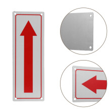 Arrow Road Sign Metal Sign for Directions Safety Direction Indoor Outdoor Use 1Pack