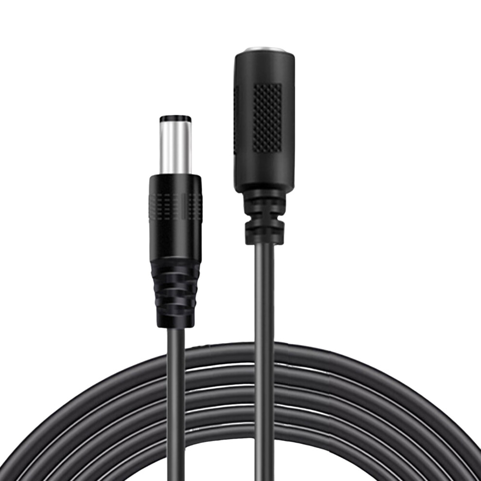 Flexible Dc5521 Power Extension Cable For Led Strips Lights Cctv Camera Routers 5.5X2.1mm Connectors Outdoor Installation 9340959225712