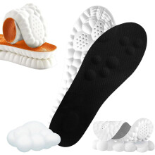 Innersulor för män och kvinnor, 4D Memory Foam Cloud Shoe, stöd för hålfoten - komfort mot trötthet, stötdämpande sulor och lindring av