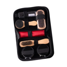 Travel Leather Shoe Care Kit Buffing Detailed Cleaning Toothbrush Shoe Shine Kit