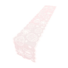Sunxin Bannière décorative de table, décoration d'œuf de lapin pour restaurant, drapeau de table, décoration de fête, 1 chemin de table