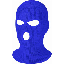 3-håls skidmask helmask utomhusbalaklava vinterstickad halsduk för Halloween sport cykling