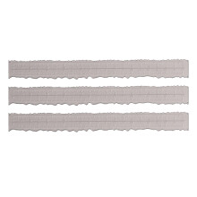 3Pcs Irregular Edge Ruler Carbon Steel Measuring Paper Tearing Ruler Card Making