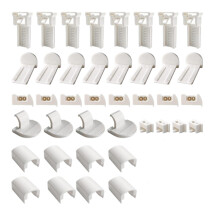 Pleated Blind Accessories Portable Lightweight for Apartment Office Bathroom