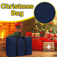 Sac de rangement de Noël 52 x 36 x 16 cm, sac anti-poussière pour couettes/couvertures avec poignée renforcée, idéal pour la maison, les