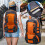 40L Multi-Functional Hiking Backpack Large Capacity Outdoor Travel Bag 1