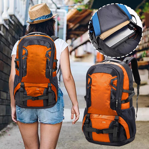 40L Multi-Functional Hiking Backpack Large Capacity Outdoor Travel Bag