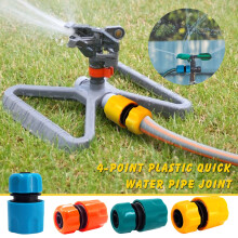 Raccord rapide pour tuyau d'arrosage, adaptateur multifonction pour l'irrigation et l'horticulture, bleu