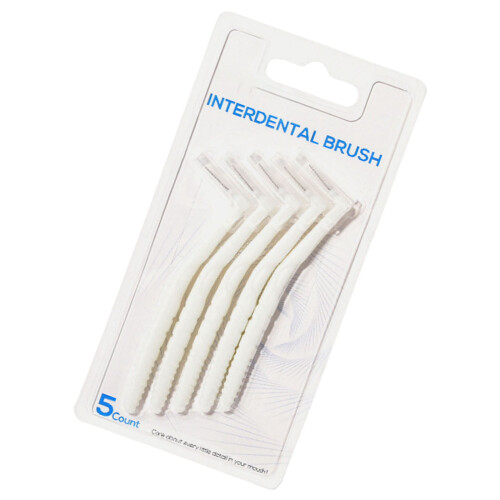 Angled Interdental Brush for Braces L-Shaped 10 Pack