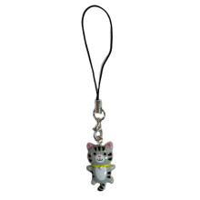Pendentif chat adorable, chaînette de téléphone, porte-clés chaton, cordon en acrylique, bijou de sac
