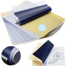 Tattoo Transfer Paper, 100 Sheets Thermal Stencil Paper (4-Layer, A4), DIY Tracing Paper for Tattoo Kits – Compatible with All Tattoo Machines