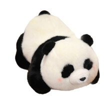 Puha plüss panda dekoratív párna, kitömött panda plüss párna, plüss játékpárnák ágyhoz, kanapéhoz, alvópárnák
