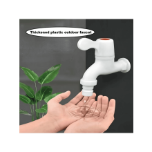 Bec de robinet en plastique épais et délicat - Robinet de salle de bain et de jardin amovible, PVC anti-explosion, accessoire de cuisine compatible