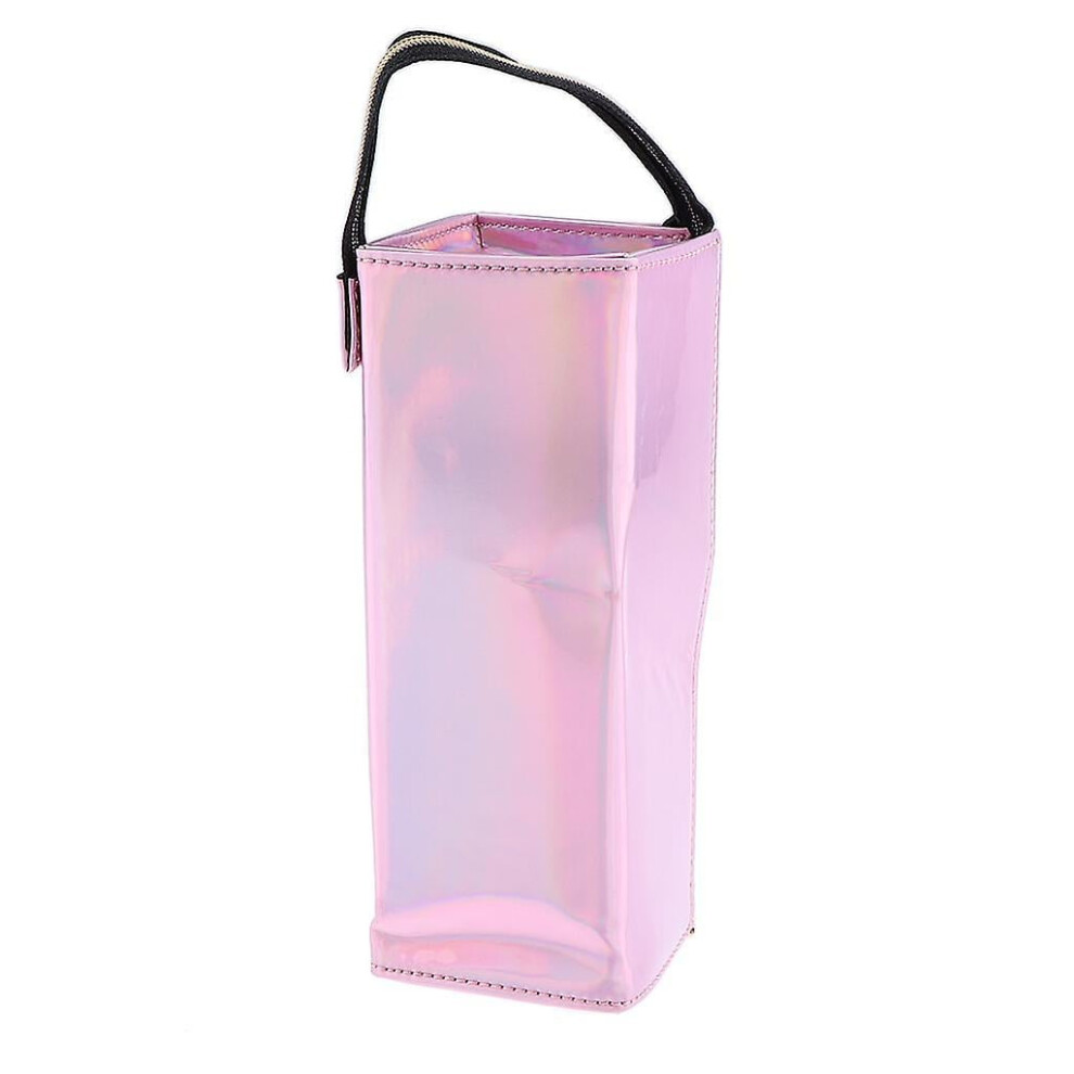 Makeup Bag Travel Case Zipper Cosmetic Organizer Silver