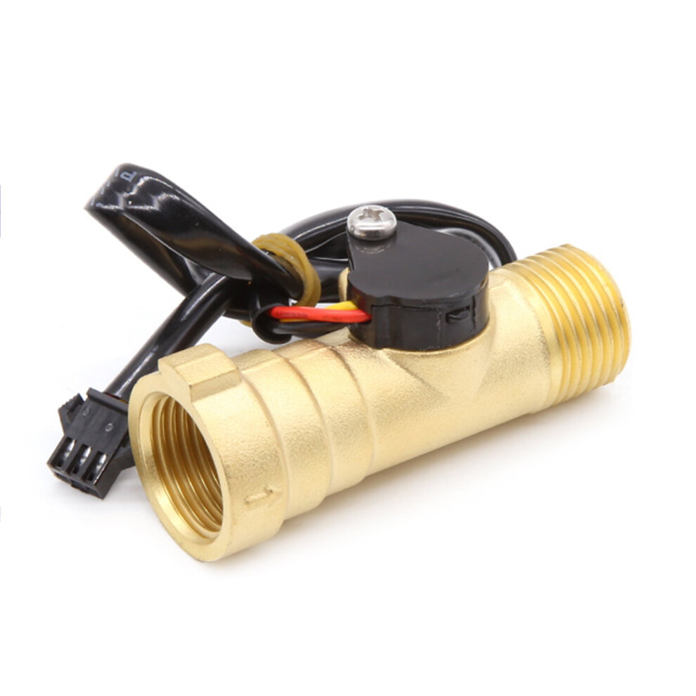 G1/2 Dn15 Water Flows Sensors Dc3.5-24V 1-30L/Min Liquid Flows Sensors For Tankless Water Heaters & Dispenser 9496895207388