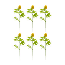 Fleurs artificielles de Pâques en radis et citron, composition décorative de 6 pièces pour centres de table (maison/fête) – Compatible avec les