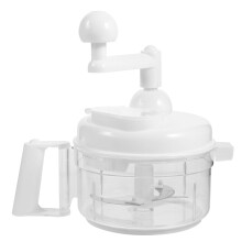 Vegetable Chopper Manual Food Processor Stainless Steel for Chopping Meat Fruits 1 Set