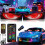 2 count 4inx13.7in Devil Eyes Light for Windshield, - Matrix Panel for of, SUVs &, DIY Programmable Flexible Screen with App Control 1
