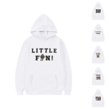 Kids hoodie long sleeve rugby print warm pullover