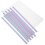 Slide Binders with Clips Reusable Plastic Assorted Colors 1