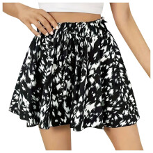 Shorts femininos fluidos e casuais de chiffon, saias-shorts boho com babados, minissaias para corrida e tênis. Shorts da moda 2025.