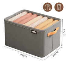 Verdikte kledingorganizer, opbergkast voor broeken en truien, lade-organizer, jeansopbergdoos, kledingkast, kledingorganizers